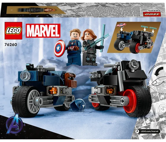 LEGO Marvel - Black Widow & Captain America motoren - 76260