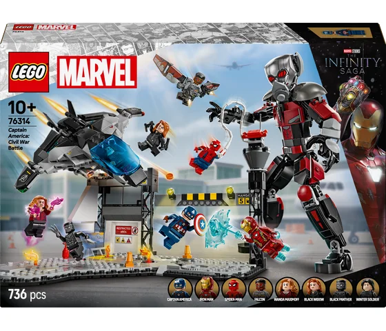 LEGO Marvel - Captain America: Civil War actiescène - 76314