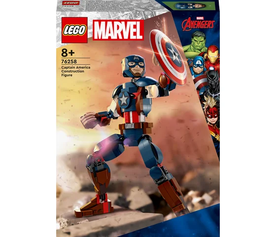 LEGO Marvel - Captain America bouwfiguur - 76258