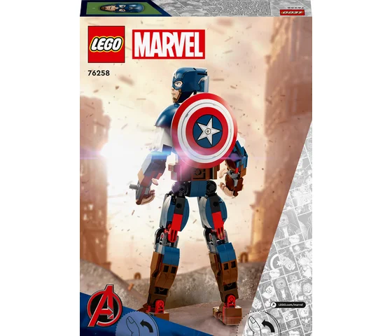 LEGO Marvel - Captain America bouwfiguur - 76258