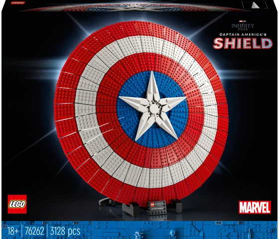 LEGO Marvel - Het schild van Captain America - 76262