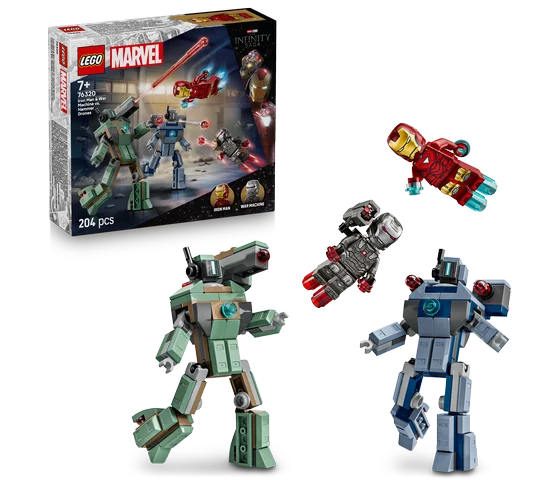 LEGO Marvel - Iron Man en War Machine vs. Hammer Drones - 76320