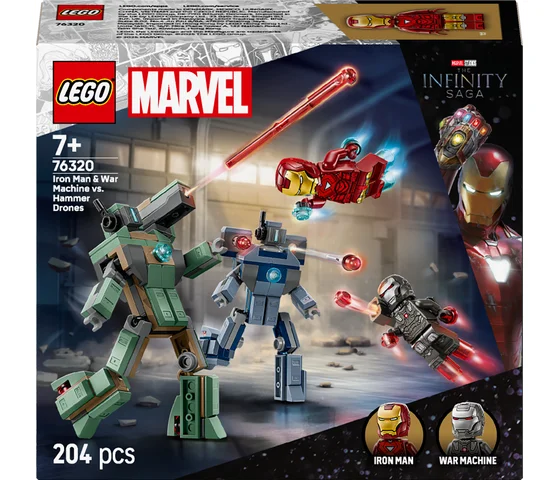 LEGO Marvel - Iron Man en War Machine vs. Hammer Drones - 76320