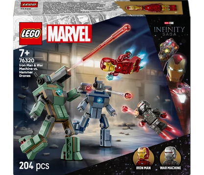 LEGO Marvel - Iron Man en War Machine vs. Hammer Drones - 76320