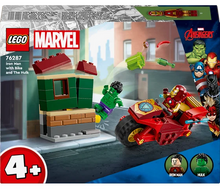 LEGO Marvel - Iron Man met motor en de Hulk - 76287