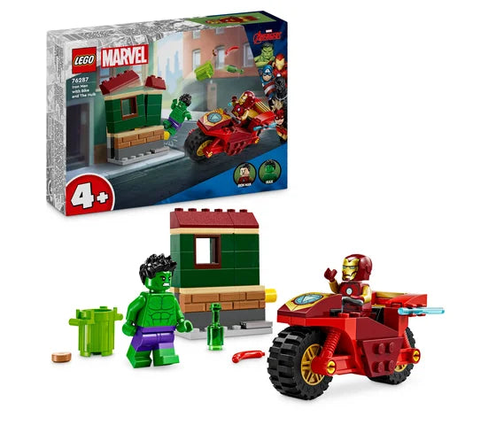 LEGO Marvel - Iron Man met motor en de Hulk - 76287