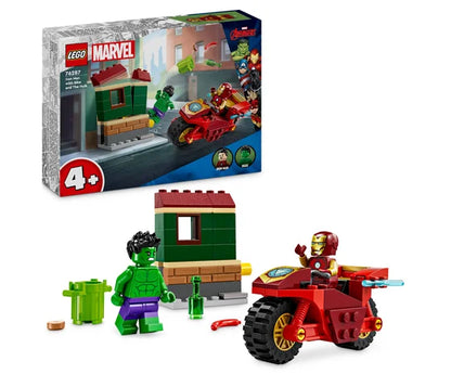 LEGO Marvel - Iron Man met motor en de Hulk - 76287