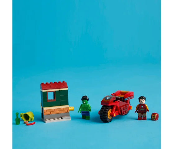 LEGO Marvel - Iron Man met motor en de Hulk - 76287