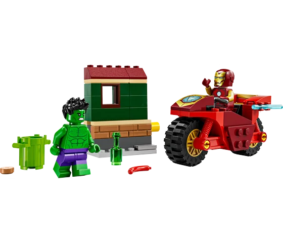 LEGO Marvel - Iron Man met motor en de Hulk - 76287