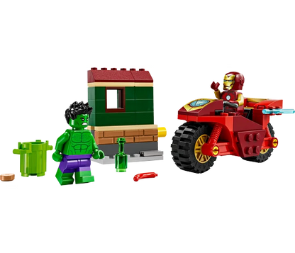 LEGO Marvel - Iron Man met motor en de Hulk - 76287