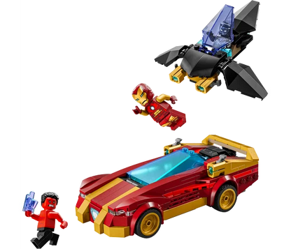 LEGO Marvel - Iron Mans auto en Black Panther vs. Rode Hulk - 76310