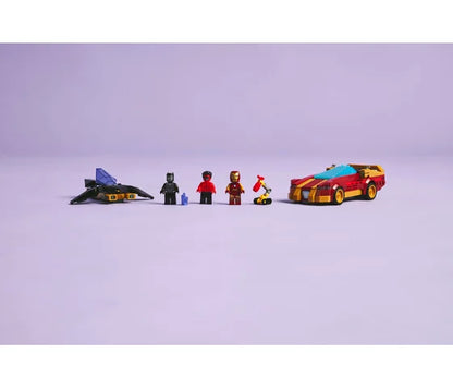 LEGO Marvel - Iron Mans auto en Black Panther vs. Rode Hulk - 76310