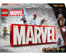 LEGO Marvel - MARVEL logo en minifiguren - 76313