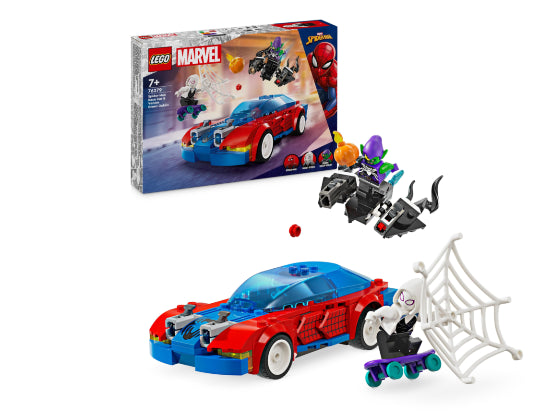 LEGO Marvel - Spider-Man racewagen en Venom Green Goblin - 76279