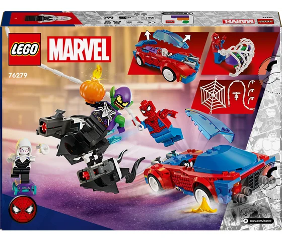 LEGO Marvel - Spider-Man racewagen en Venom Green Goblin - 76279
