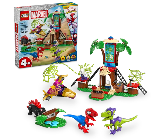 LEGO Marvel - Spidey en Gobby's raptorstrijd bij de boomhut - 11200