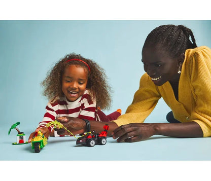 LEGO Marvel - Spin en Electro achtervolging met dinosaurusvoertuigen - 11198