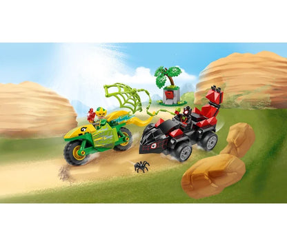 LEGO Marvel - Spin en Electro achtervolging met dinosaurusvoertuigen - 11198