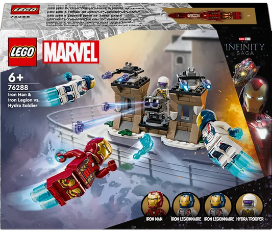 LEGO Marvel – Iron Man &amp; Iron Legion vs. Hydra-Soldat – 76288