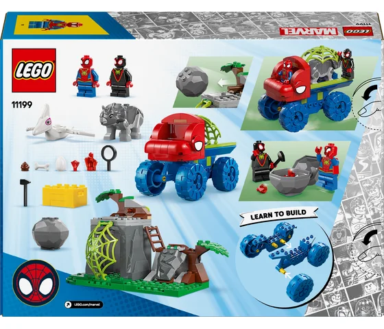 LEGO Marvel - Team Spidey reddingsmissie met dinotruck - 11199
