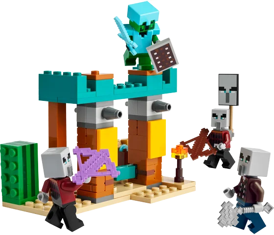LEGO Minecraft - De Illagers in de woestijn - 21267