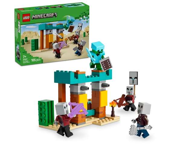 LEGO Minecraft - De Illagers in de woestijn - 21267