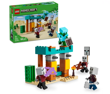 LEGO Minecraft - De Illagers in de woestijn - 21267
