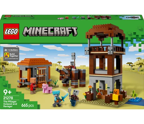 LEGO Minecraft - De Plunderaar buitenpost en Verwoester - 21278