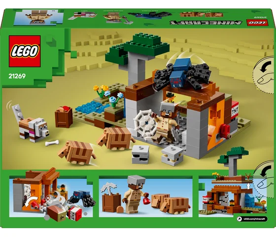 LEGO Minecraft - De gordeldieren bij de mijn - 21269