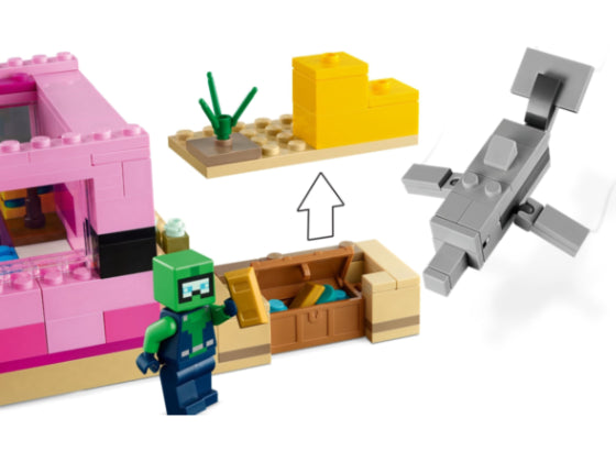 LEGO Minecraft - Het axolotlhuis - 21247