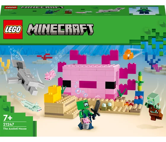 LEGO Minecraft - Het axolotlhuis - 21247