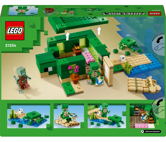 LEGO Minecraft - Het schildpadstrandhuis - 21254