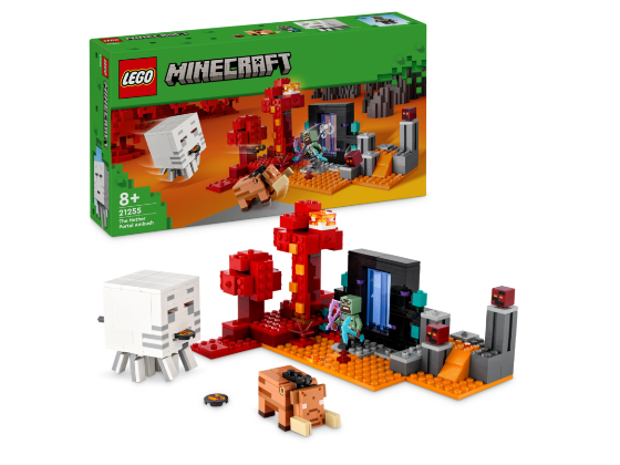 LEGO Minecraft - Hinderlaag bij het Nether-portaal - 21255