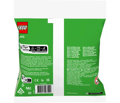 LEGO Minecraft - Steve en babypanda - 30672