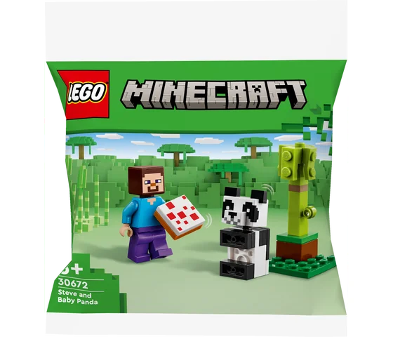 LEGO Minecraft - Steve en babypanda - 30672