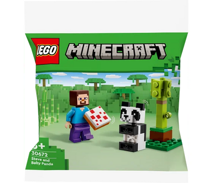 LEGO Minecraft - Steve en babypanda - 30672