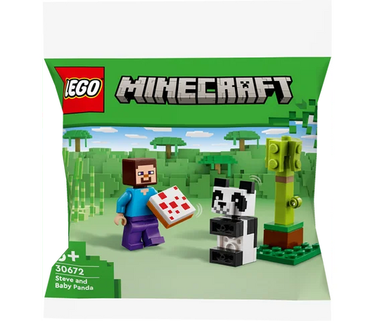 LEGO Minecraft – Steve und Panda-Baby – 30672 