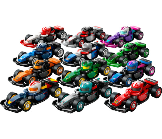 LEGO Minifiguren – F1® Rennwagen – Komplette Serie – 71049