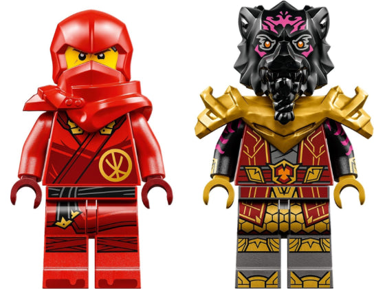 LEGO Ninjago - Kai en Ras' duel tussen auto en motor - 71789