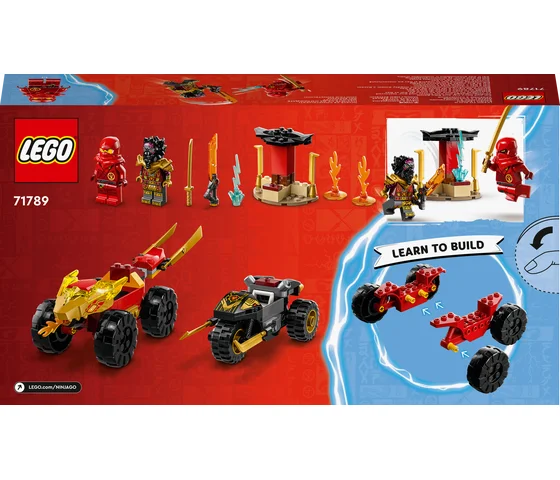 LEGO Ninjago - Kai en Ras' duel tussen auto en motor - 71789