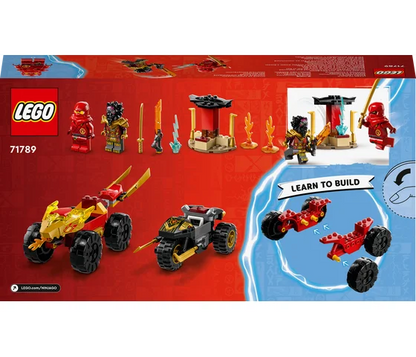 LEGO Ninjago - Kai en Ras' duel tussen auto en motor - 71789
