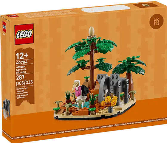 LEGO Seasonal - Afrikaanse savanne diorama - 40784