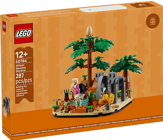 LEGO Saisonales Set – Diorama einer afrikanischen Savanne – 40784