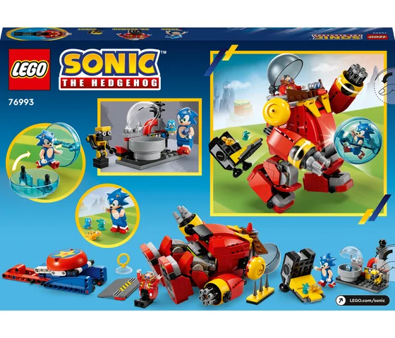 LEGO Sonic The Hedgehog - Sonic - vs. Dr. Eggmans eirobot - 76993