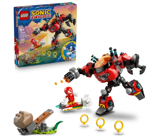 LEGO Sonic The Hedgehog - Knuckles vs. Dr. Eggman Egg Crusher mecha - 77005