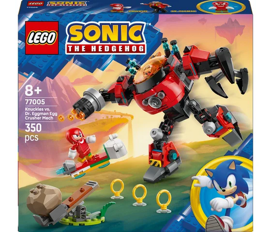 LEGO Sonic the Hedgehog – Knuckles vs. Dr. Eggman Egg Crusher Mech – 77005
