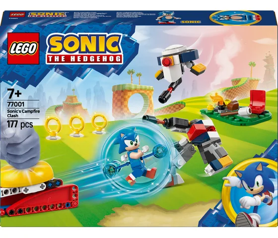 LEGO Sonic The Hedgehog - Sonics krachtmeting bij het kampvuur - 77001