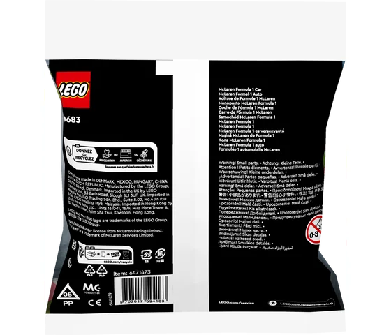 LEGO Speed Champions - McLaren Formule 1 auto - 30683