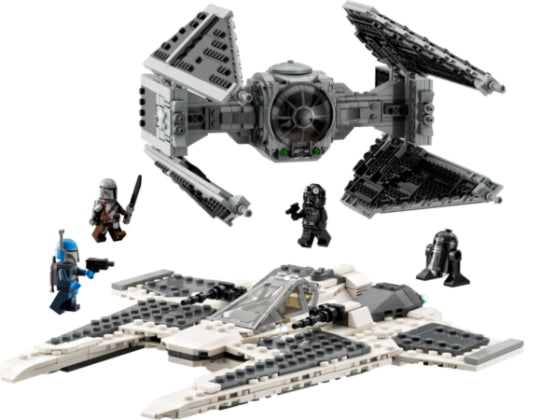 LEGO Star Wars - Mandalorian Fang Fighter vs TIE Interceptor - 75348
