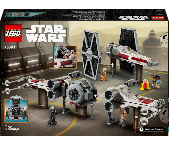 LEGO Star Wars - TIE Fighter en X-wing combi - 75393